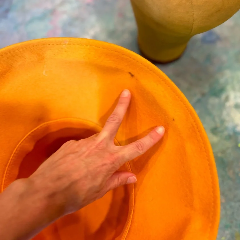 Golden Yellow Fancy Hat